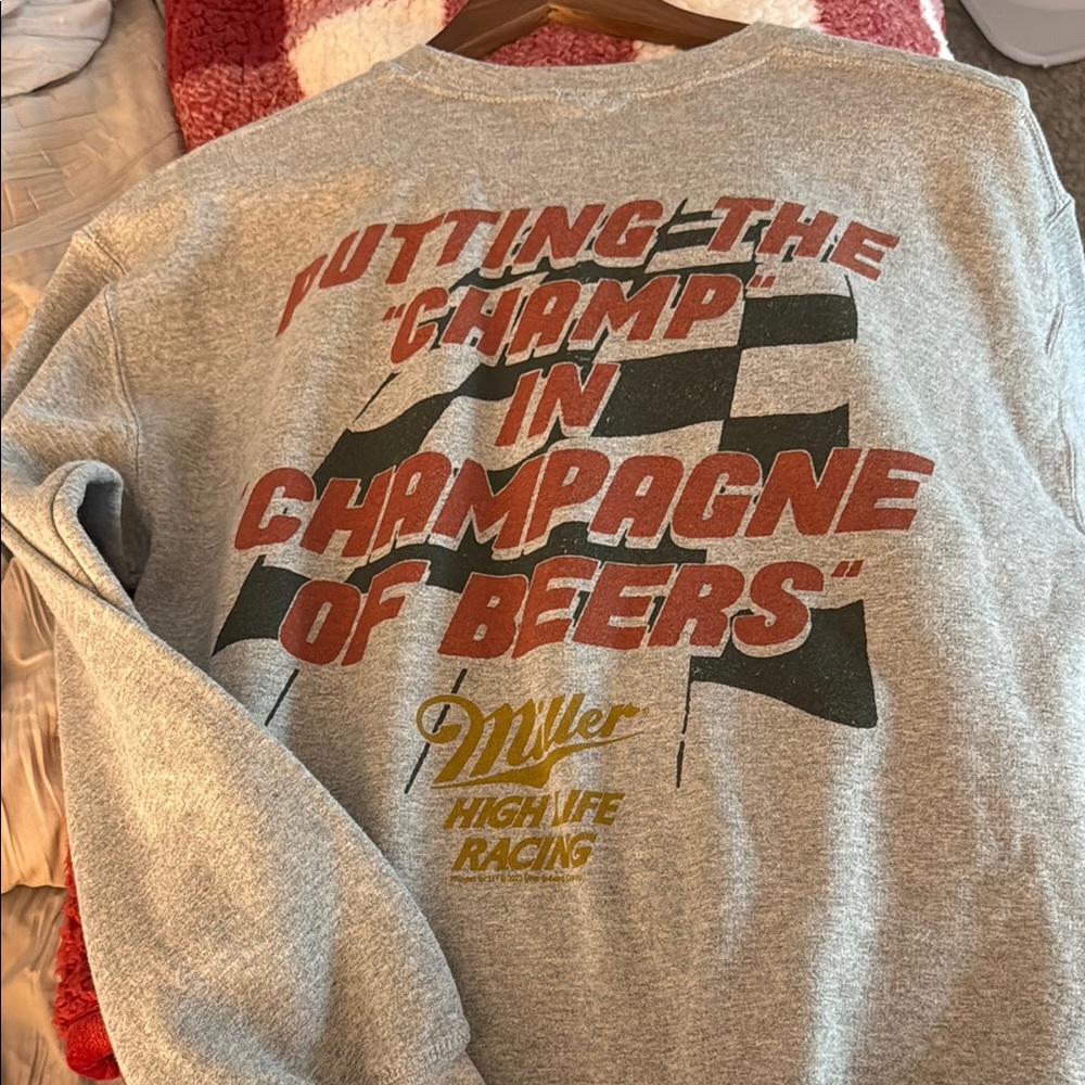 High Life Racing Grey Sweater - Picture 2 of 2